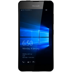 Microsoft Lumia 650 Smartphone, Windows Mobile, 5.0, 4G LTE, Sim Free, 16GB Black